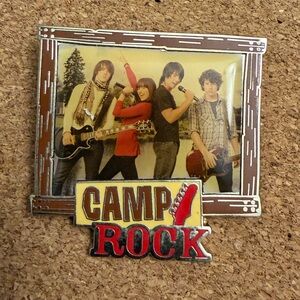 Authentic Disney 2008 Camp Rock Jonas Brother and Demi Lovato Pin